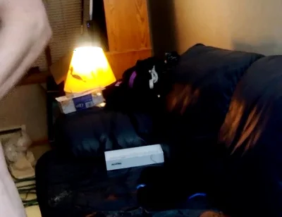 Stand up Then Lay Down on Couch as I Jerk and Bust Twice