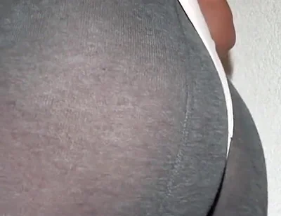 Nice Nylon Ass Posing and Spanking