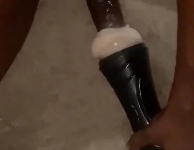 On My Knees Fucking Torch Fake Pussy