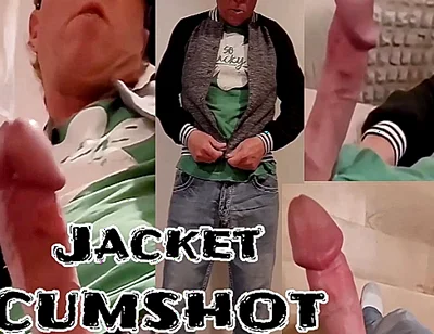 Big Cock No Hands Jacket Cumshot