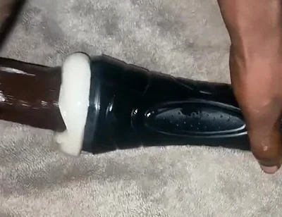 Fucking My Torch Fake Pussy