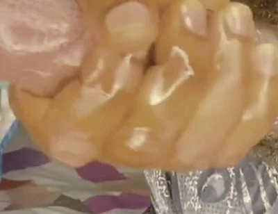 Stroking My Big Black Oilied Cock