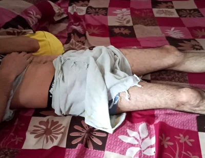 Wow First Time Touch My Stepbrother Big Cock in Midnight Lungi