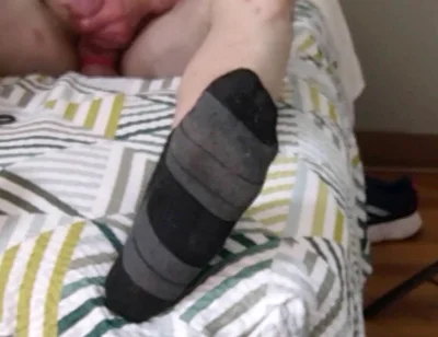 Watch Me Bust Stroke Close up Laying Down on Bed