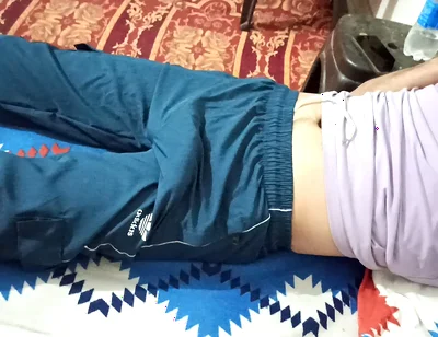 Wow First Time Touch My Stepbrother Big Cock in Midnight Pant