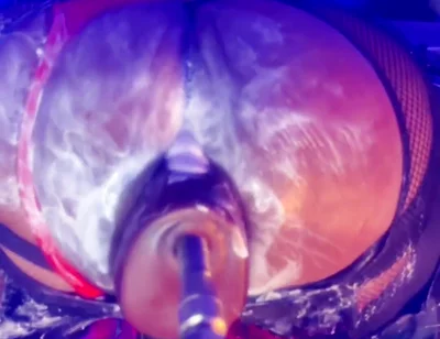 Nasty Creamy Bubble Butt Gaped and Fart Fucked on Sex Machine