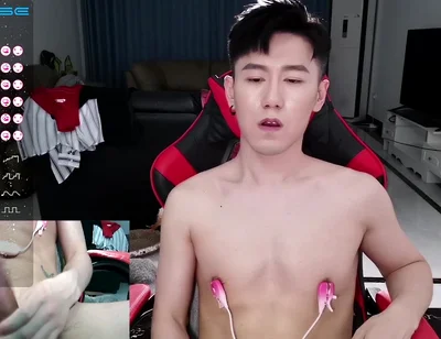 Double-camera, Self-insertion, Nipple Clips, Ejaculation