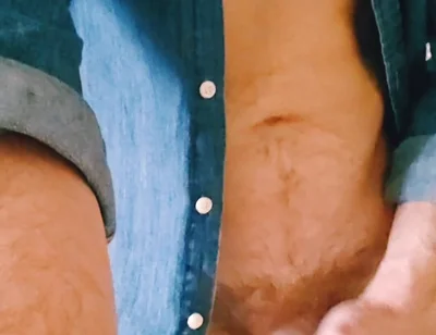 Open Shirt and Cum