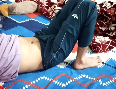 He Refusing but I Touch His Cock and Then Gave Him Handjob