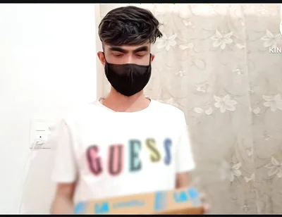 First Time Suck the Delivery Man Because I Was Very Horny