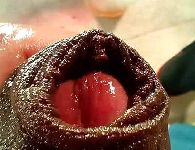 Sexy Colombian Man Urinating and Playing with His Foreskin