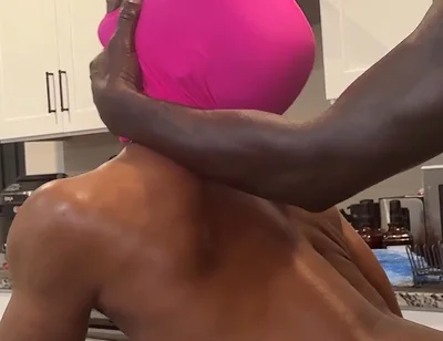 Huge Black Dick Fucks and Breeds Athletic Ass