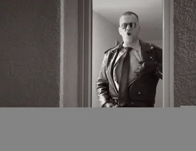 Leather Man 4 Cock Play & Piss Two Times