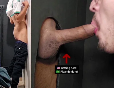 Tall, Beautiful, Very Nice Big Dick First Time at Gloryhole, but He Was Very Nervous... Couldn't Relax...still Worth Seeing!