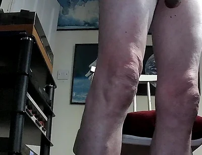 Low Angle View of Anal and Cum Show