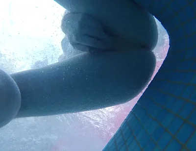 Amateur Pale Skin Redhead Guy with Hot Smooth Bum Caught Soft Playing (handjob, Footjob, Quick Blowjob, Ass Playing) Underwater