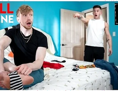 Jesse Stone Caught Trying On Stepbrothers Cum Filled Socks! Full
