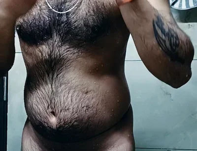 Shaving in the Bathroom