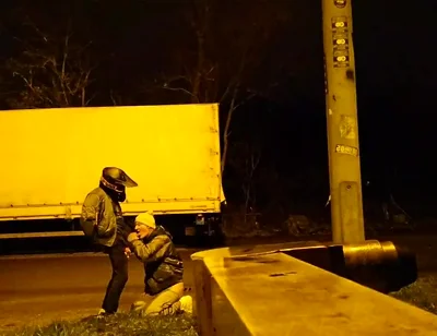 Biker german cruiser blow job