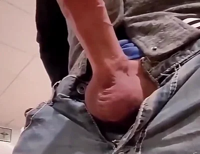 Sneaky Big Cock Has Massive Cumshot