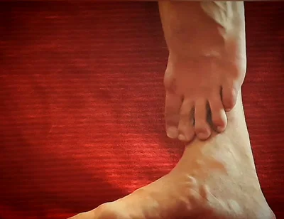 Playing with My Feet and a Dildo