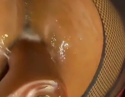 Horny Bottom Gapes Creamy Noisy Farty Hole - Hardcore Dildo Machine Fuck