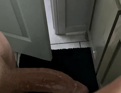 Latino Jerking His Big Uncut Dick