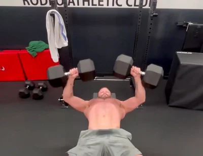 Hit a Pr on Dumbbell Bench Press