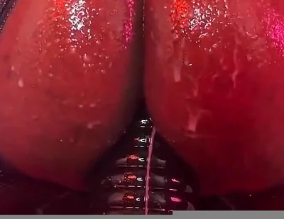 Femboy Gapes Hole with Cone Shaped Dildo