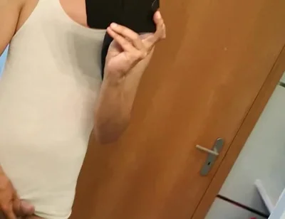 Masked Young Guy Jerks and Shoots a Load