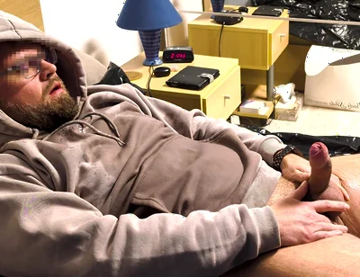 Alex Pisses on His Beard and Clothing