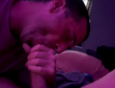 Huge Uncut Latino Dick Throat Fucking His Man