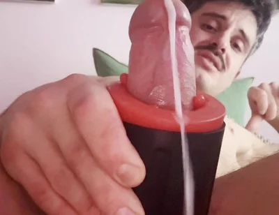 Huge Cumshot After Hours of Edging