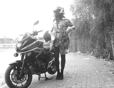 Every Passing Car Saw Her Penis Vibrating Under Her Transparent Dress.