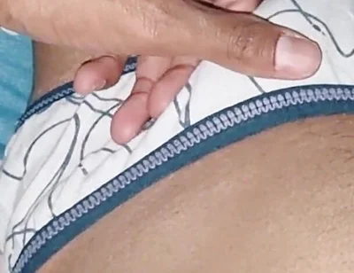 Horny Indian Sissy Boy Cumming While Wearing His Step Sister's Cute Panties