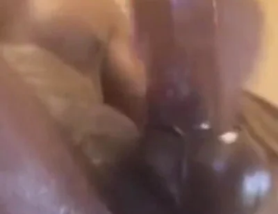 Squeezing My Nipples Butt Plug Deep in My Ass Stroking My BBC