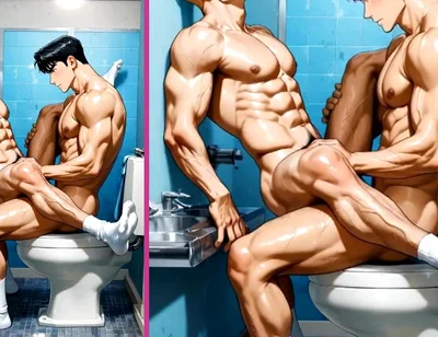 POV: You're Fucking Your Friend's Hot Ass with Lust in the Gym Bathroom.