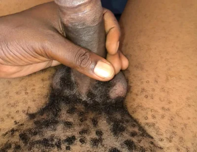 Horny Hairy Male Tries Cock Playing When Hard and Releases Pre Cum