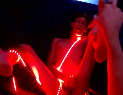 Blake Mast In Trace Gets A Lit-up Ass!