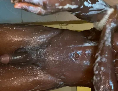 How I Wash up My African Cock! Before Sex