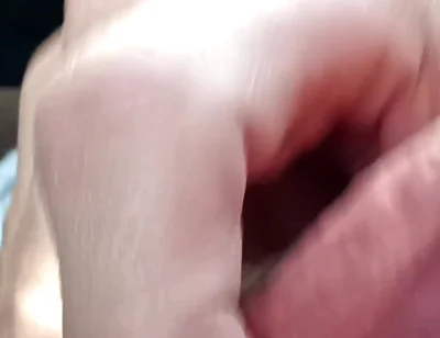 Big Uncut Cock Cruising Car Park Close up Cum, Friend Watches and Films