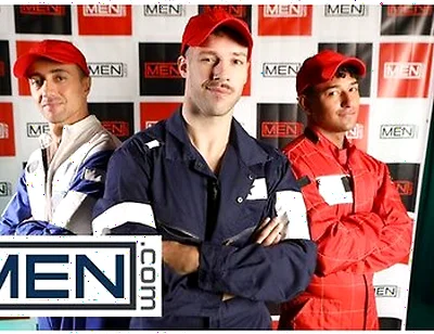 Kenzo Alvarez, Liam Alyesto And Arno Antino Race To A Steamy Anal Threesome After The Podium