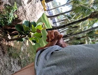 Public Beach Cock Flash