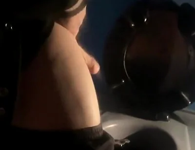 Amateur Boy Opens Street Public Toilets, Catches His Ginger Friend Peeing and Lends Him a Helping Hand