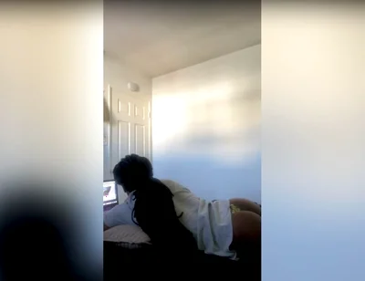 Working on a Tiny Side Project in My Wild Yellow Thong