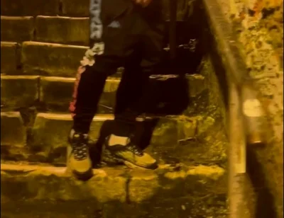 Amateur Boy Catches His Friend Pissing in the Street and Touches His Cock