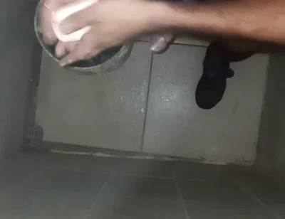 Slim Guy Takes His Shower to Masturbate