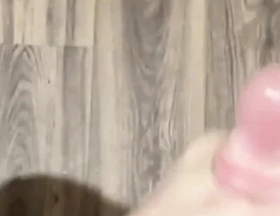 Cumming on the Floor at Night