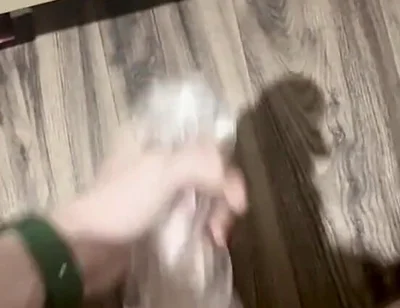 Horny Twink Needed a Release. Big Cumshot, Fucking a Flashlight, Intensive Masturbation. POV 4K Full HD