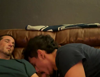 Latino Sucking Guero's Dick